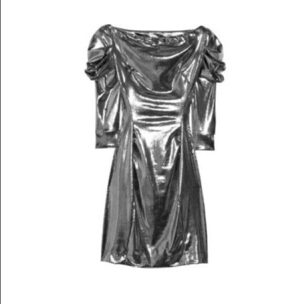 AUTHENTIC Just Cavalli puff sleeve mini dress - Picture 1 of 7